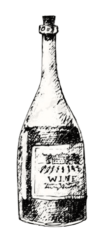 Vinflaska Illustration